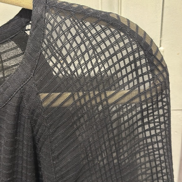 Tory Burch black tiered cinch tie tassel dress - size 14 - Picture 8 of 11